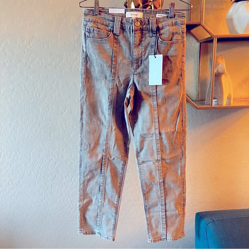 NEW Skinny Girl gray December Slim Straight denim jeans womens size 6 28